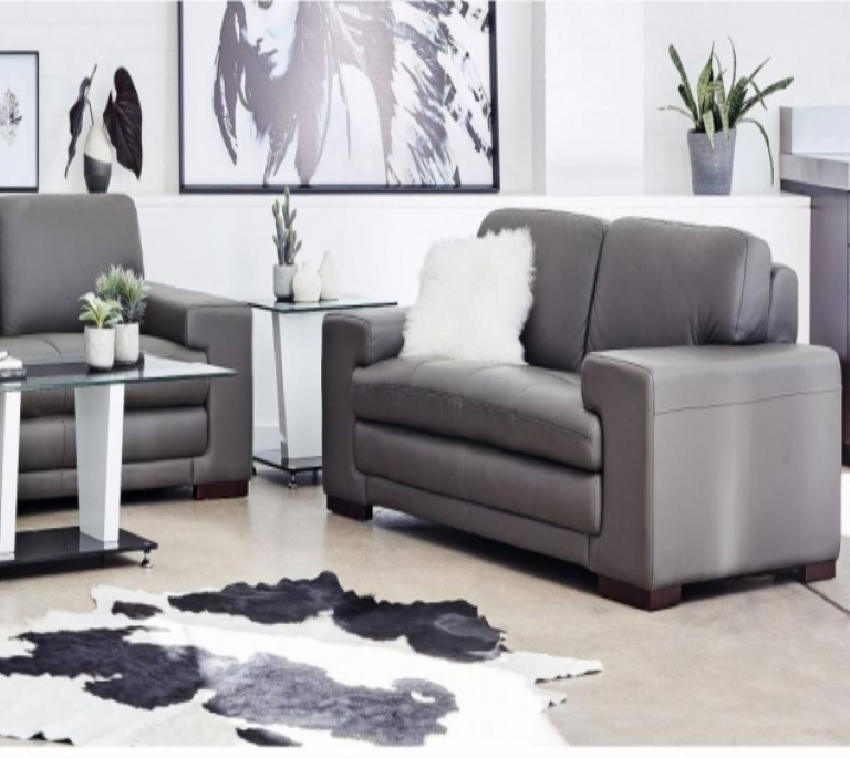 lounge room in grey tones